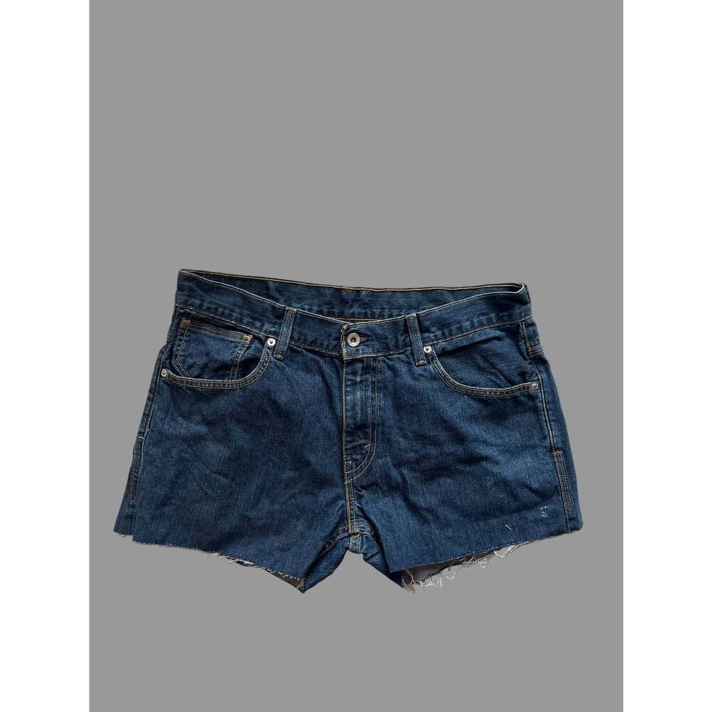 NEW LEVI'S women's 514 denim shorts in dark blue